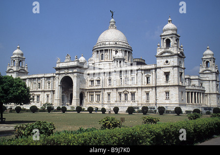 Calcutta, now Kolkata, India. India, the Victoria Memorial. View from the SSE. Stock Photo