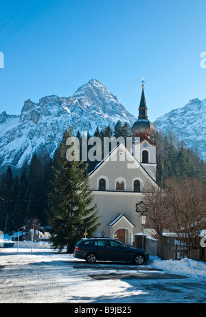 Zum Heiligen Josef Church, Biberwier, Tyrol, Austria, Europe Stock Photo