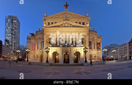 Alte Oper, old opera in Frankfurt, Hesse, Germany, Europe Stock Photo