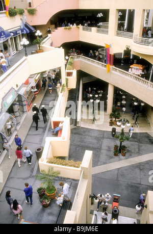 Horton Plaza shopping center mall San Diego California market sell sale store buy architecture modern outdoor Stock Photo