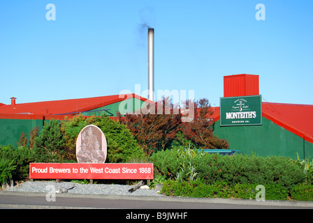 Monteith's Brewery Company, Greymouth, Grey District, West Coast, South Island, New Zealand Stock Photo