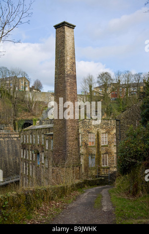 Derelict Torr Vale Mill. New Mills, Derbyshire, United Kingdom Stock ...