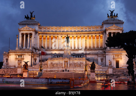 Italy, Lazio, Rome, Monument to Vittorio Emanuele II on Capitoline Hill Stock Photo