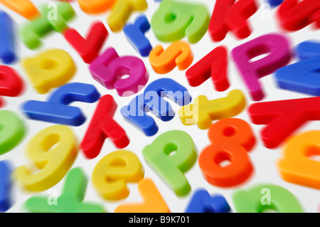 Magnetic Letters Stock Photo