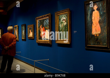 France, Paris, Pinacotheque de Paris, exhibition on painter Chaim Soutine Stock Photo