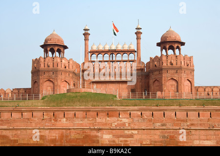 Lahore Gate Red Fort Chandni Chowk Delhi India Stock Photo