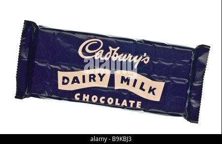 Cadbury Dairy Milk Chocolate Bar Celebrating 100 Years Stock Photo