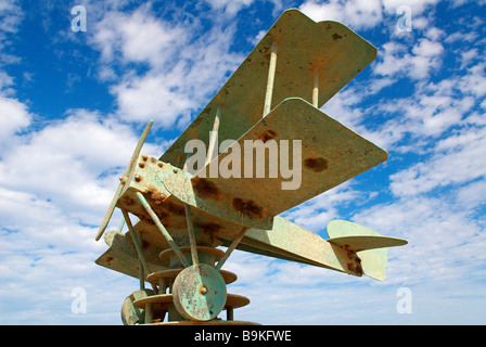 Morocco, South Morocco, Tarfaya, Cape Juby, French airmail service stop, immortalized by Saint-Exupery, a French writer and Stock Photo