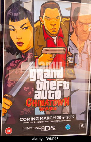 Grand Theft Auto Liberty City Stories GTA PS2 PS3 PSP Old Promo Poster Ad  Art