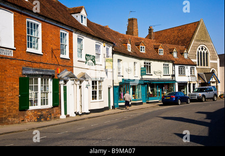 View along Bridge Street in Hungerford Berkshire England UK Stock Photo