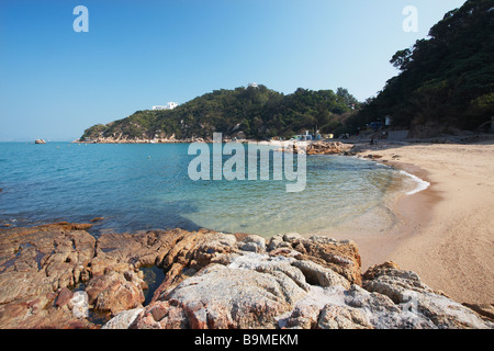 Afternoon Beach, Cheung Chau, Hong Kong Stock Photo