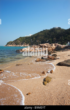 Afternoon Beach, Cheung Chau, Hong Kong Stock Photo