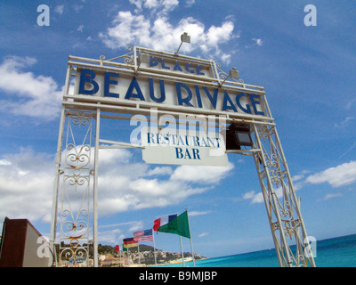 Promenade des Anglais Nice Cote D Azure French Riviera France Stock Photo