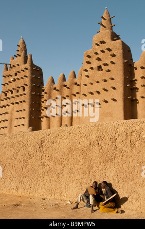 West africa Mali Djenne Great Mosque Stock Photo