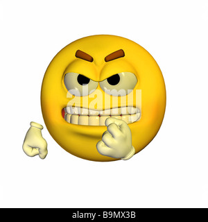 Scared emoticon smiley Stock Vector Art & Illustration, Vector Image ...