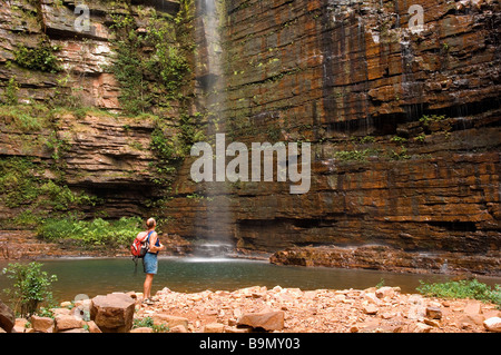 Senegal, Tambacounda region, near Kedougou, Dindefelo waterfalls Stock Photo