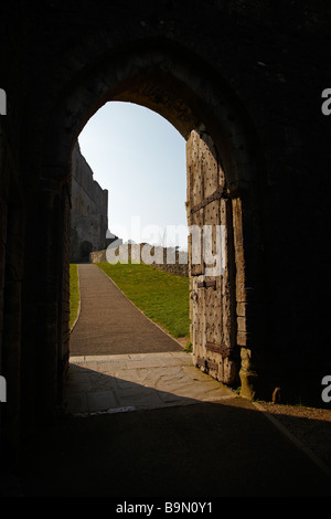 Chepstow Castle, Gwent, Wales, UK Stock Photo