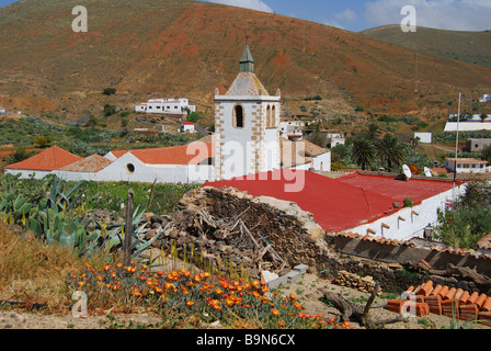 Santa Maria de Betancuria Church, Betancuria, Betancuria Municipality, Fuerteventura, Canary Islands, Spain Stock Photo
