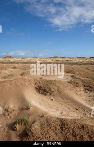 Sefton Coast Birkdale Green Beach Stock Photo