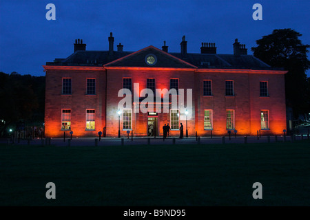 Stanmer House At Night Brighton Stock Photo - Alamy