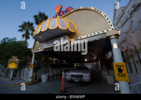 The Little White Wedding Chapel in Las Vegas Nevada Stock Photo