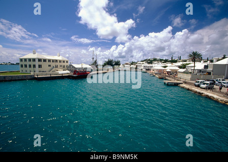 View of a Harbor St George Bermuda Stock Photo