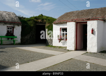 Doagh Famine Village (outdoor museum), Republic of Ireland. Stock Photo