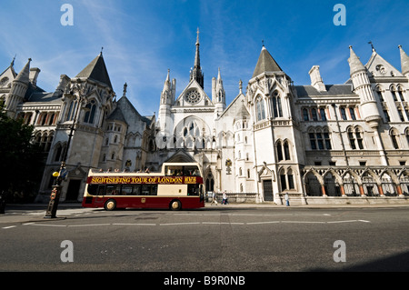 Royal Courts of Justice the Strand London Stock Photo