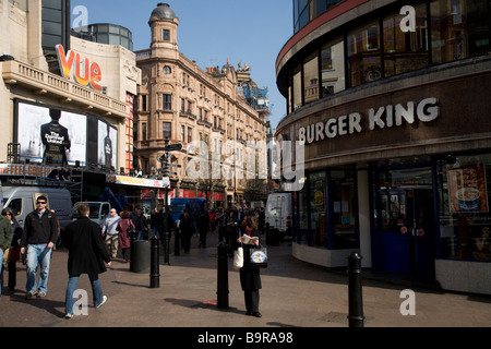 Leicester Square Soho London England Stock Photo