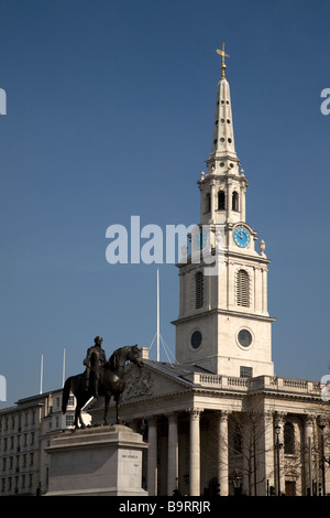 St martins in the fields trafalgar square London England Stock Photo