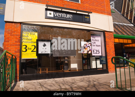 Venture new generation portraits professional portrait photographers shop store in Norwich,Norfolk,Uk Stock Photo