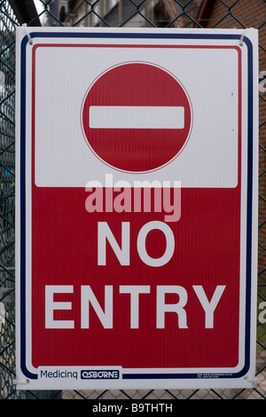 No Entry sign Stock Photo