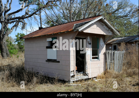 Abandoned shack use for homes by homeless people near Orlando Florida Stock Photo