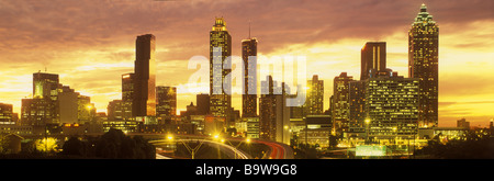 DOWNTOWN SKYLINE ATLANTA GEORGIA USA Stock Photo