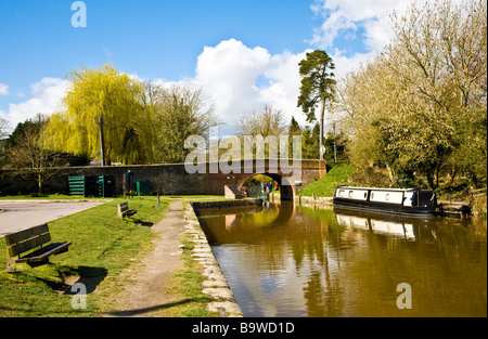 The Kennet and Avon Canal at Pewsey Wharf Wiltshire England UK Stock Photo