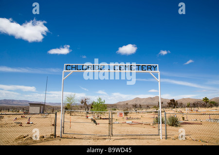 Chloride Cemetery Arizona USA Stock Photo