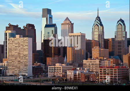 Philadelphia skyline Pennsylvania USA Stock Photo