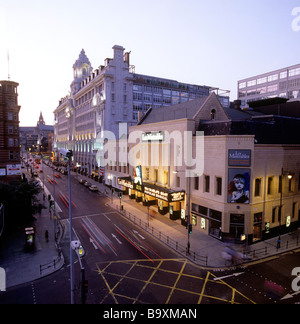 UK England Manchester Oxford Street Palace Theatre at night Stock Photo