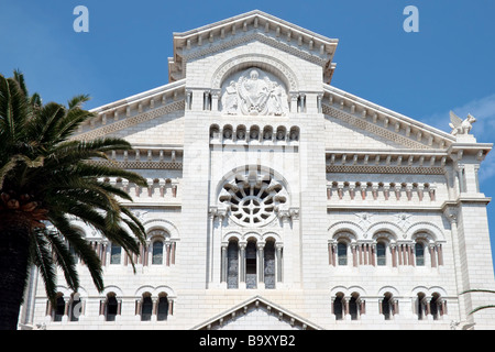 Cathedral of St Nicholas in Monte Carlo Monaco Stock Photo