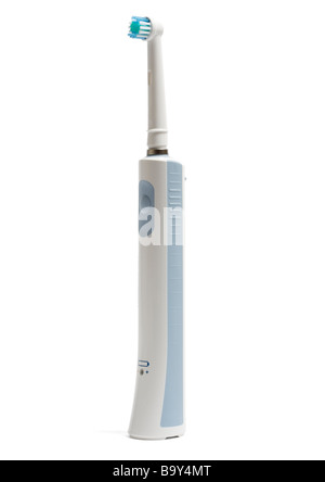 Electric toothbrush on white background Stock Photo - Alamy
