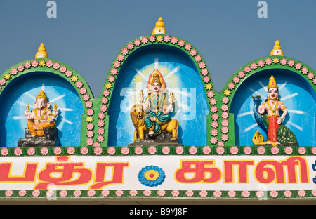 Hindu shrine Marina Beach Chennai Tamil Nadu India Stock Photo