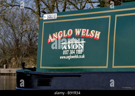 Anglo Welsh narrowboat, UK Stock Photo