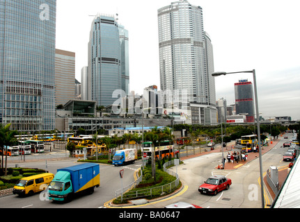 street scene, Hong Kong island, China Stock Photo