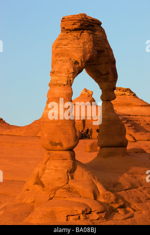 Delicate Arch Arches National Park near Moab Utah Stock Photo