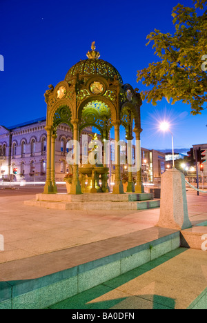 A restored water fountain in Dun Laoghaire Dublin Stock Photo