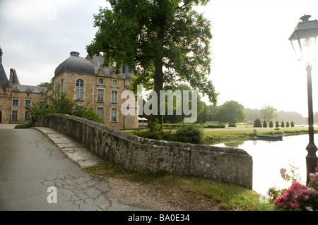Chateau Desclimont in Northern France Hotel Chateaux Stock Photo