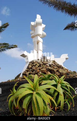 Monumento Al Campesino and Casa-Museo Del Campesino, Mozaga, Lanzarote, Canary Islands, Spain Stock Photo