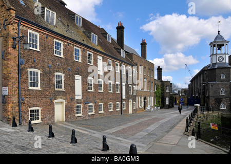 House Mill tidal watermill part of the three mills complex at Bromley by Bow on the River Lea Stock Photo