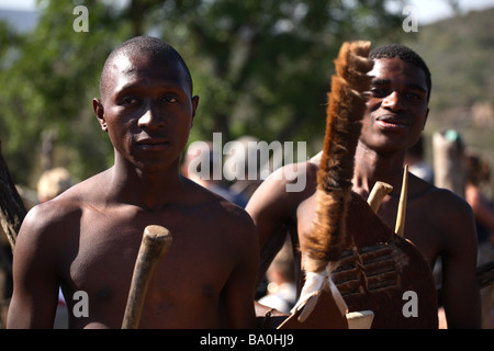 Stick fighting zulu hi-res stock photography and images - Alamy