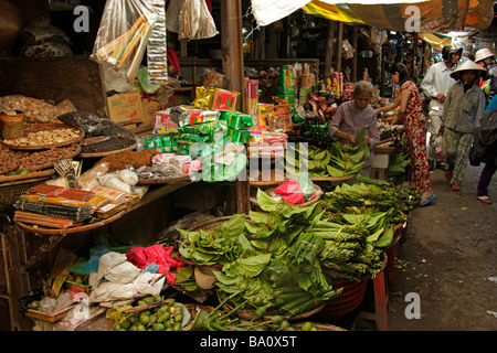 at the market in Hoi An Vietnam Stock Photo